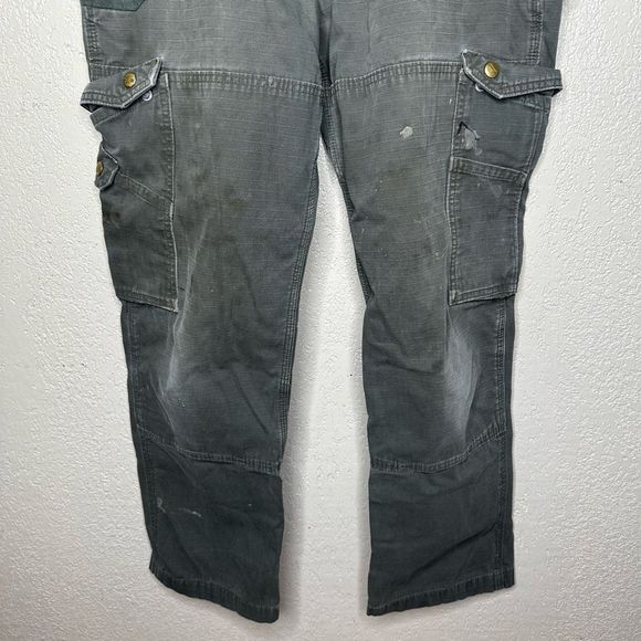 Carhartt Green RipStop Pants Moss Green 32x30 - Picture 4 of 7